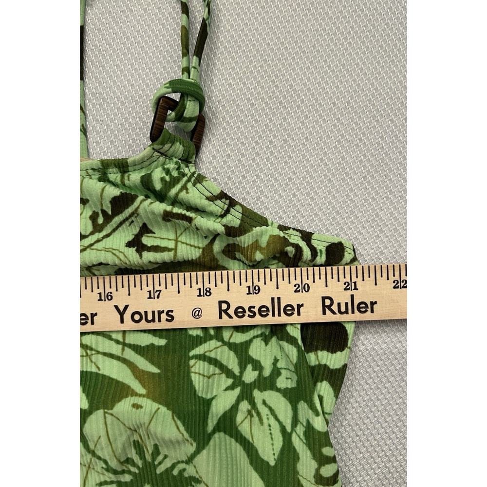 CATALINA Women’s Size 22W Black & Green 2 Piece Tankini Swimsuit Vacation Summer - Picture 9 of 14